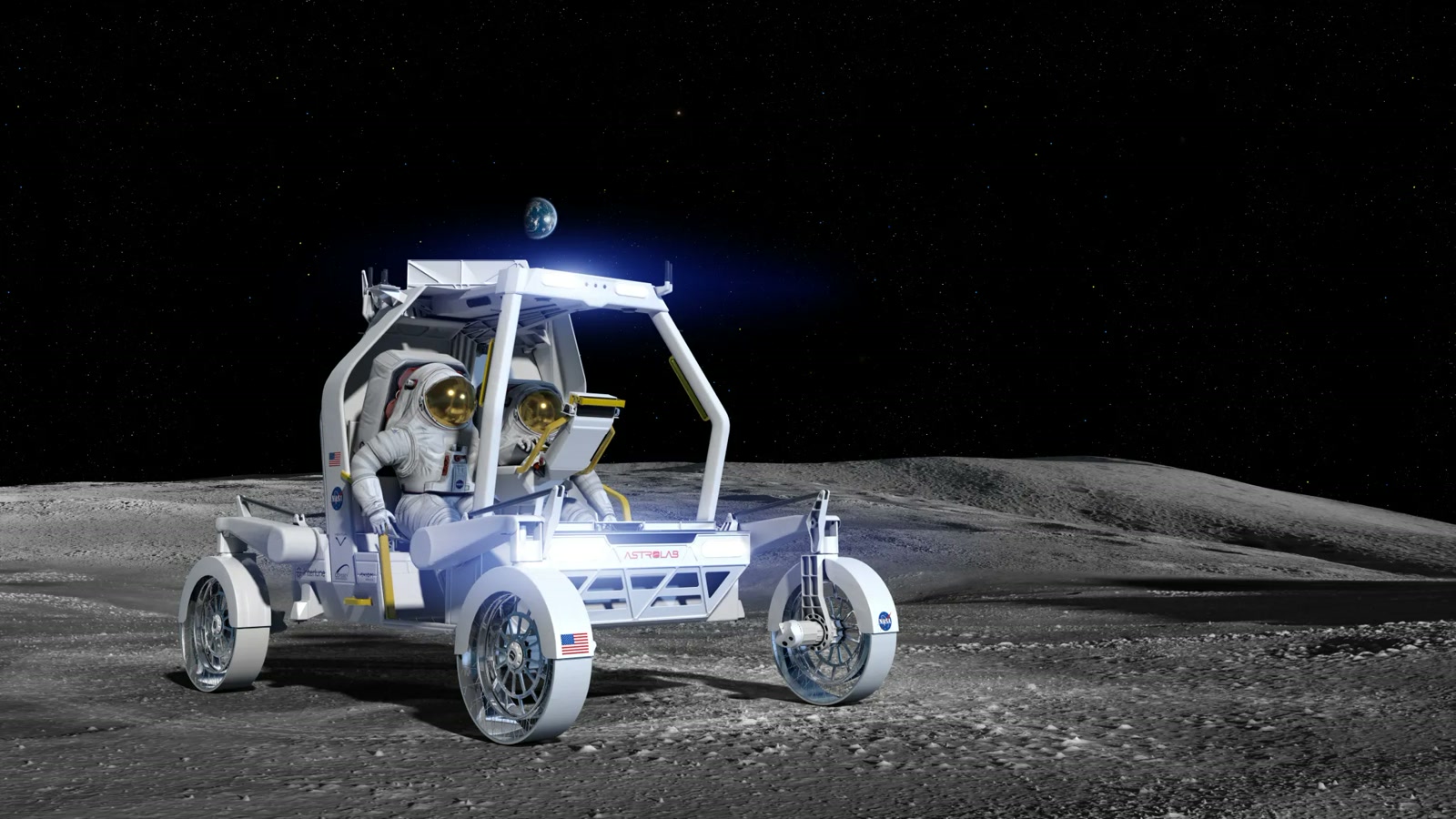 NASA prevê entregar rovers ao polo sul da Lua até 2028 para mapear terreno por controle remoto antes da chegada de astronautas